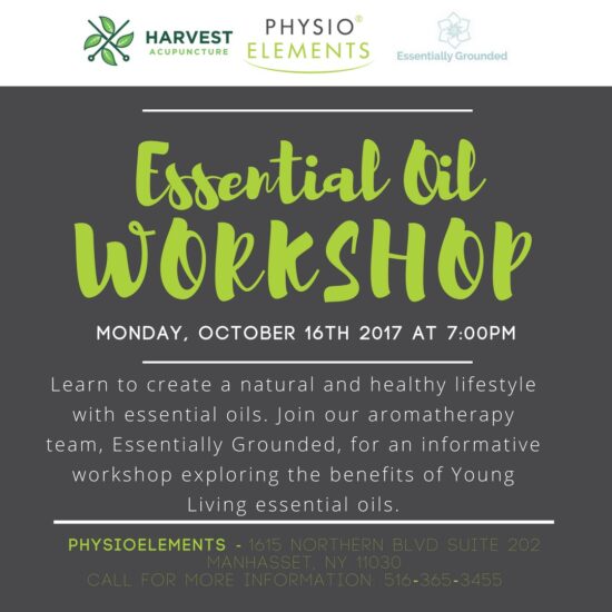 HOW TO INTEGRATE ESSENTIAL OILS INTO YOUR EVERYDAY LIFE: THE WORKSHOP